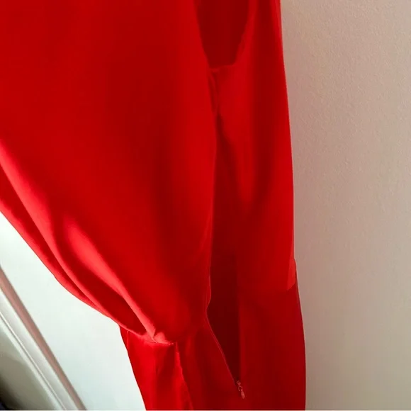 Red noodle strap dress - Picture 5 of 5